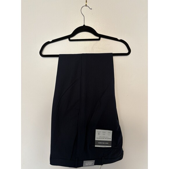 Van Heusen Straight Fit Tapered Leg Men’s Chino Pants, 40x30, Seal Navy - Picture 1 of 4